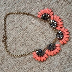 J.Crew Crystal Fan Necklace